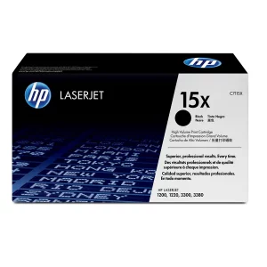HP 15X High Yield Black Original LaserJet Toner Cartridge,3,500 pages