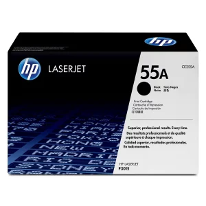 HP 55A Black Original LaserJet Toner Cartridge,6,000 pages