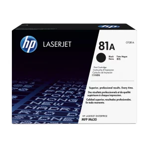 HP 81A Black Toner Cartridge 10,500 Pages Original