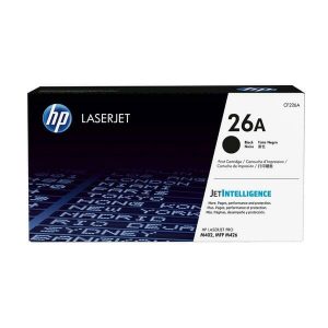 HP 26A Black Original LaserJet Toner Cartridge, CF226A